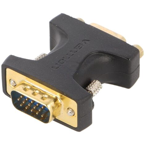 Adaptateur D-Sub male femelle HD noir taille 0.05m