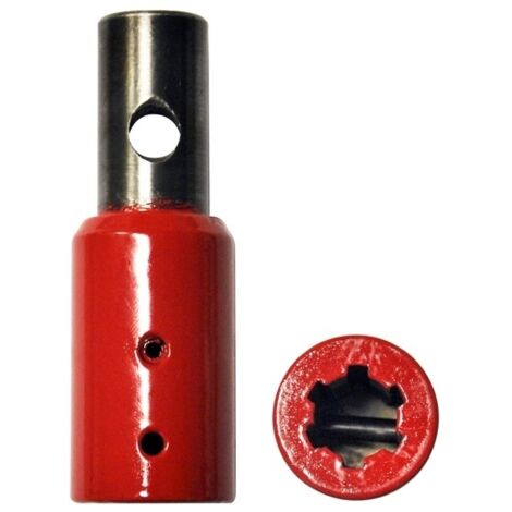 Adaptateur d'accouplement étoile pour tarières STIHL – Diamètre extérieur 22mm – Compatible mèches 130-9020 à 130-9025