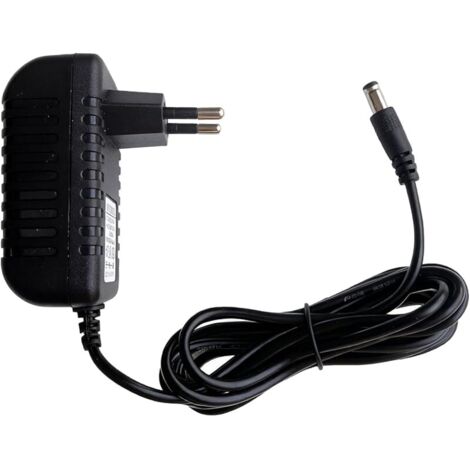 Adaptateur d’Alimentation 9V 0,5A DC, Alimentation Pedale Guitare 9v, Adaptateur Secteur 5.5mm x 2.5mm, Chargeur Secteur Universel avec Centre Positif, pour Alimentation Stable