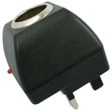 Adaptateur d'alimentation De Voiture, 220V à 12V Adaptateur De Prise Allume-Cigare, Adaptateur De Prise pour Onduleur Allume-Cigare, Convertisseur Tension d'alimentation pour Voiture