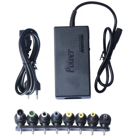Adaptateur d'alimentation réglable 1224 V pour ordinateur portable, chargeur multifonction