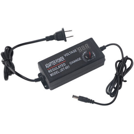 Adaptateur d'alimentation réglable AC/DC 4-24V 1.5A Adaptateur d'alimentation anti-interférence