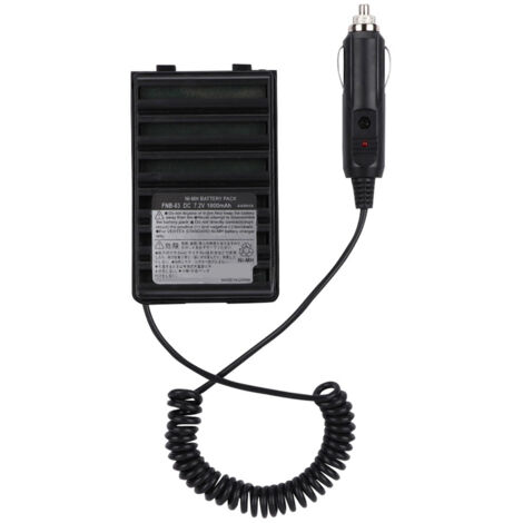 Adaptateur d'alimentation VX168 pour radio Yaesu FT-60R/FT-60E et Vertex, éliminateur de batterie voiture