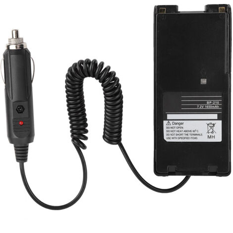 Adaptateur d'allume-cigare 12V pour radio ICOM IC V8 V82 A6 A24 F3GT
