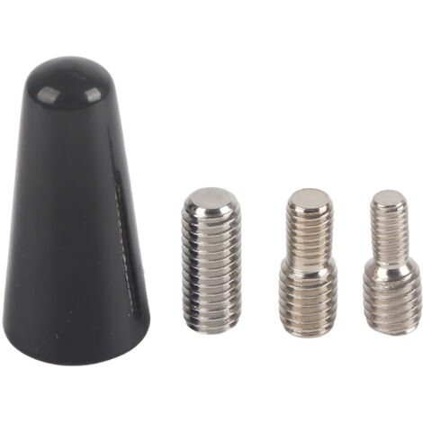 Adaptateur d'antenne à tige courte de toit de voiture en alliage d'aluminium de 3 cm pour Jeep
