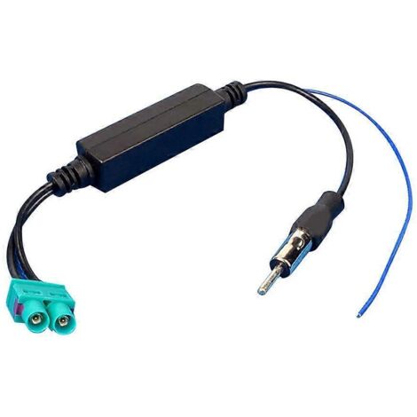 Adaptateur d'antenne autoradio double Fakra, prise Fakra, antenne de véhicule