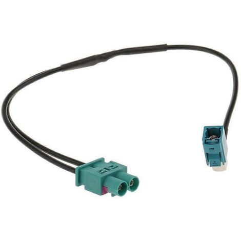 Adaptateur d'antenne autoradio double Fakra vers simple Fakra pour RNS 510 310 315