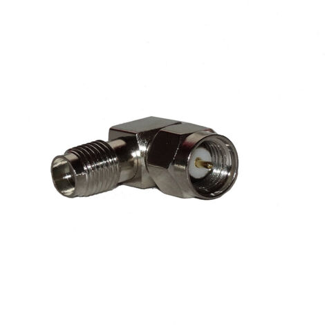 Adaptateur d'antenne SMA-F/SMA-M coudé