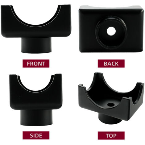 Adaptateur d'arbre de transmission, selle de levage, accessoire pour cric bouteille pour arbres de 2 et 3 pouces.