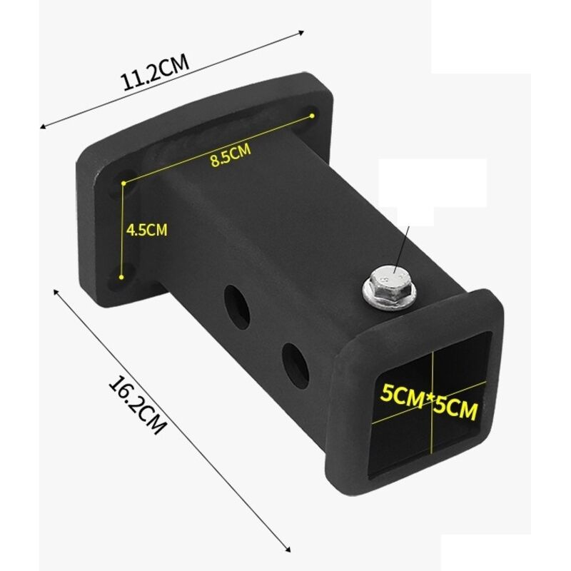 Adaptateur d'Attelage de Remorque, Récepteur de Tube carré 2''