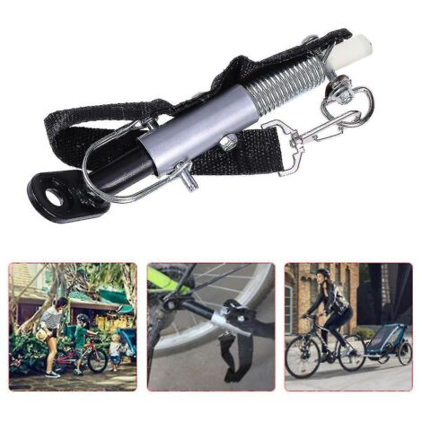 Adaptateur d'attelage universel pour remorque de vélo à dégagement rapide en acier