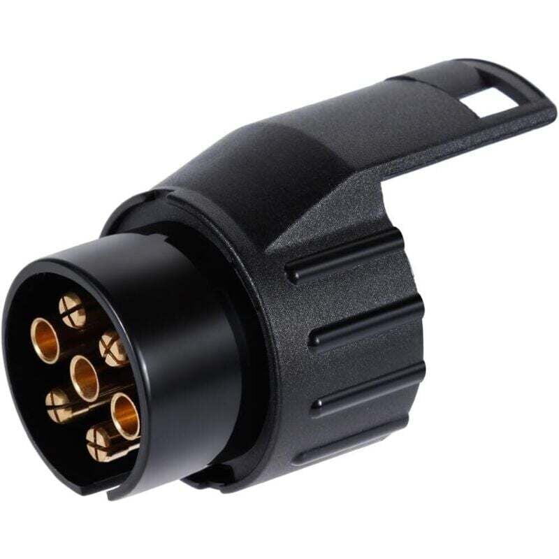 Image of Adaptateur de barre de remorquage pour remorque de voiture 7 broches vers 13 broches