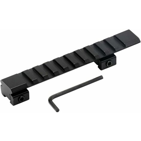 Adaptateur de Base pour Montage de Rail 11mm to 20mm Weaver / Picatinny pour la Lunette de Visée Tactique en Aluminium de Lunette de Visée pour Airsoft