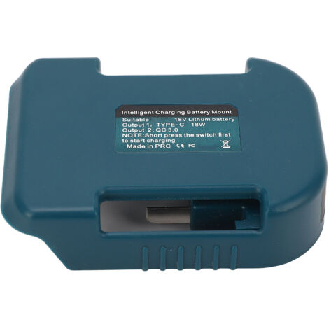 Adaptateur de batterie 18V polyvalent pour outils électriques, compatible BL1830 et BL1850