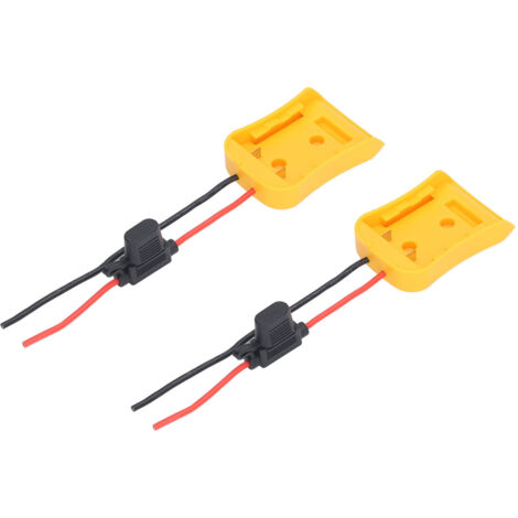 Adaptateur de batterie 2 pièces avec fusibles et bornes pour outil électrique convertisseur lithium