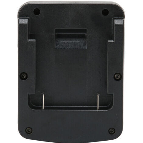 Adaptateur de Batterie ABS Noir pour Conversion Outils 18V, Compatible avec Systèmes d'Alimentation Électrique, Conception Compacte et Robuste, 1 Pièce