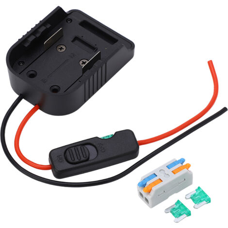 Adaptateur de Batterie et Connecteur de Conversion Alimentation pour Outils Bosch 14.4V 18V