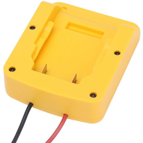 Adaptateur de Batterie Lithium 14.4V 18V 20V avec Câble 12AWG, Connecteur et Interrupteur pour Outils Électriques