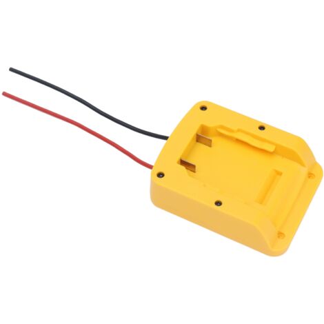 Adaptateur de Batterie Lithium 14.4V 18V 20V avec Connecteur, Câble 12AWG et Interrupteur