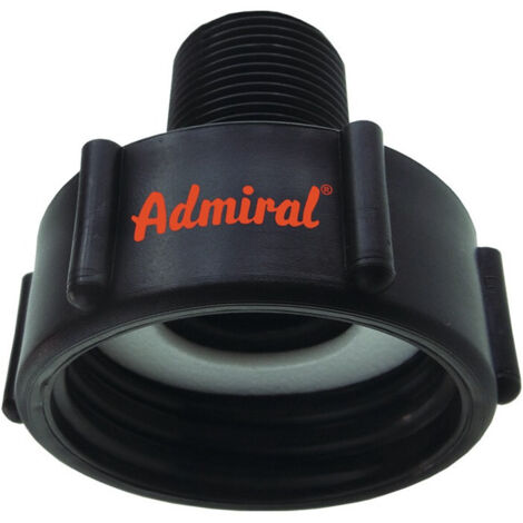 Adaptateur de benne 1359 IBC S60 x 1 po. AG filetage intérieur et extérieur KLOT