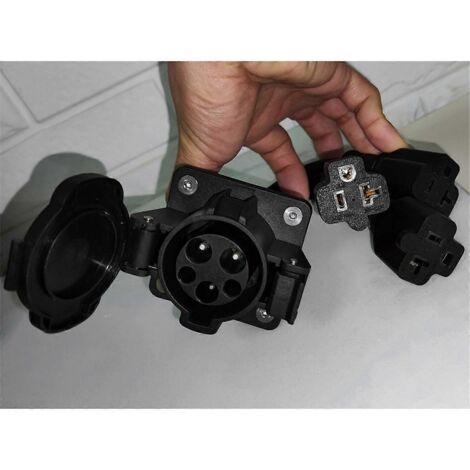 Adaptateur de borne de recharge pour vélo électrique, prise J1772 vers NEMA 5-15/5-20 pour vélo électrique