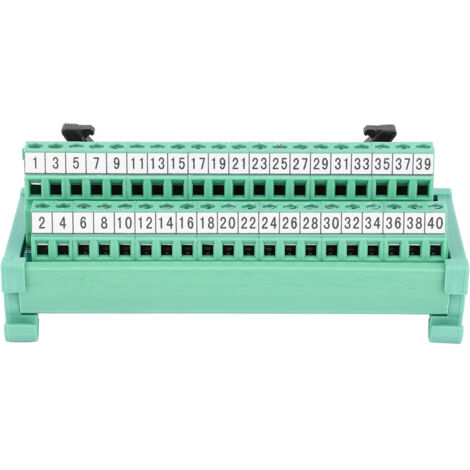 Adaptateur de bornier de disjonction IDC-40P pour connecteur de bornier PLC