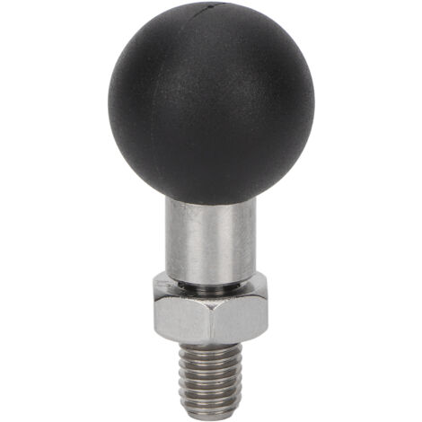 Adaptateur de Boule Moto en Acier Inoxydable avec Joint en Caoutchouc - Montage Facile pour Support Téléphone Moto M8