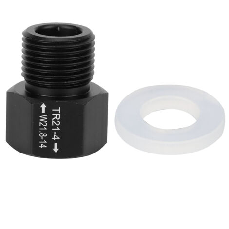 Adaptateur de Bouteille CO2 Femelle TR21x4 vers Mâle W21.8‑14 pour Machine à Soda