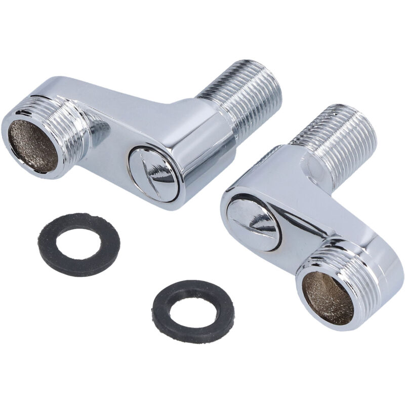 Adaptateur de bras pivotant pour robinet de douche G1/2 à G3/4, tuyau d'eau froide et chaude, accessoire de salle de bain fixe