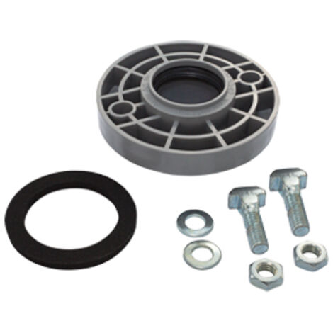 adaptateur de bride airfit DN 50/40 en PP, entraxe de trou 77-83 mm
