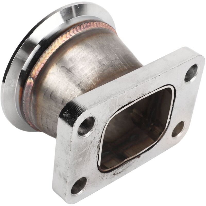 Basetbl - Adaptateur de bride de bande en v de 3 pouces en acier inoxydable antirouille flux lisse accessoire de voiture haute résistance adapté pour