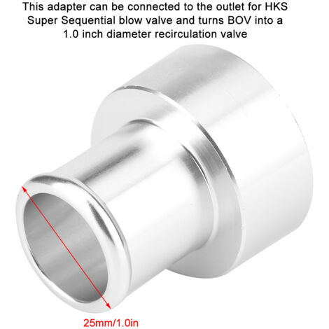 Adaptateur de bride de recirculation 25mm/1 pouce pour HKS SSQV SSQ BOV, accessoire de montage