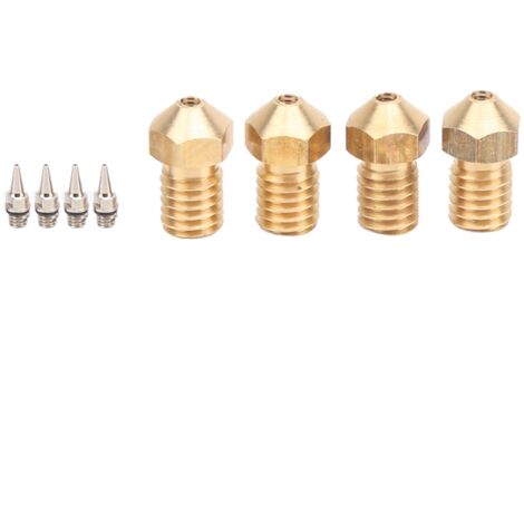 Adaptateur de Buse pour Aérographe M6 V5 V6, Jeu de Buses Interchangeables 0.2 à 0.5mm Compatible MK8