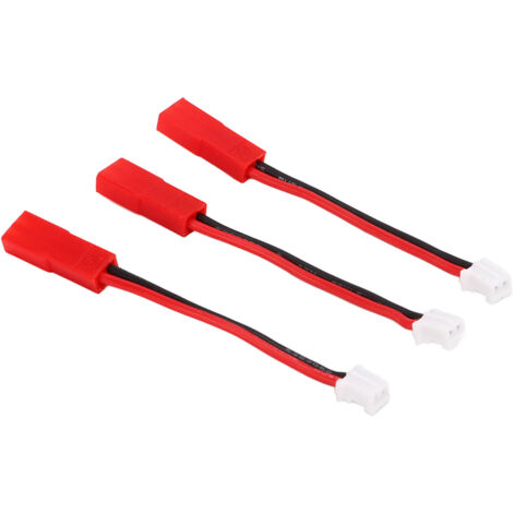 Adaptateur de Câblage PH2.0 à JST pour Véhicules Miniatures SCX24 1/24, Lot de 3 Pièces de Rechange