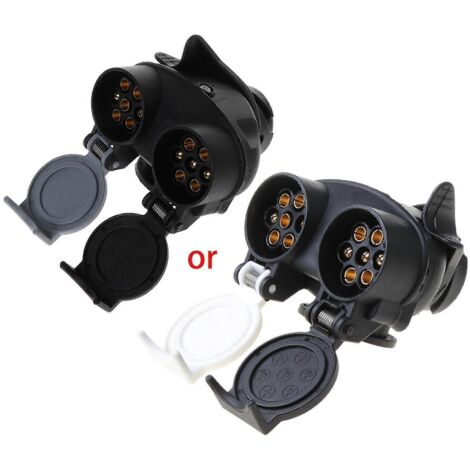 Adaptateur de câblage pour prise de remorque 13 broches vers 12N/12S 7 broches pour voiture/camping-car