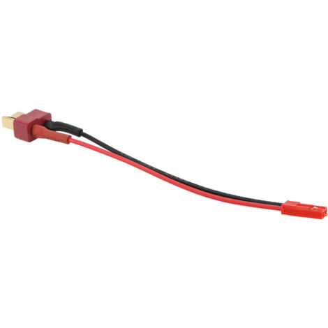 Adaptateur de Câble d'Alimentation T Plug Mâle vers Connecteur JST Femelle Souple pour Avions RC