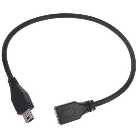 Adaptateur de Câble Mini USB Mâle vers Micro USB Femelle pour Transfert de Données