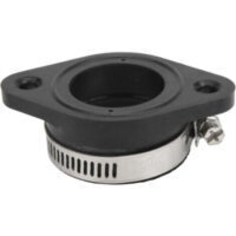 Adaptateur de carburateur de moto en caoutchouc noir S-GIANT, couvercle de collecteur d'admission pour carburateur KEIHIN KOSO OKO 60-33 mm / 2,36-1,3 po