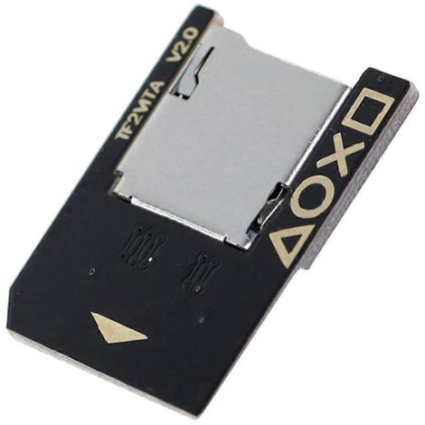 Adaptateur de carte de jeu haute vitesse, pochette pour carte TF compatible avec PS Vita 1000/2000