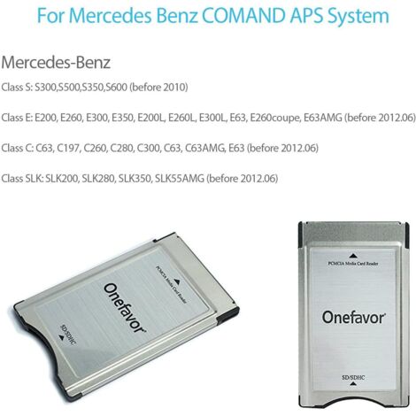 Adaptateur de carte SD pour lecteur MP3 Mercedes-Benz