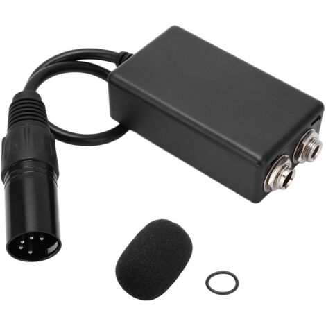 Adaptateur de casque d'aviation GA, double fiche vers Airbus XLR, adaptateur mle à 5 broches, cble d'extension de casque