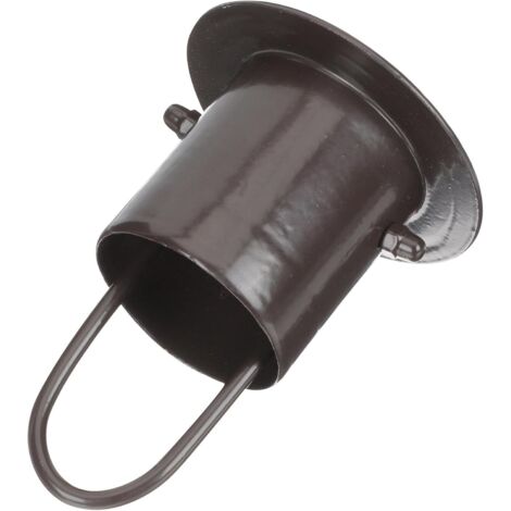 Adaptateur de Chaîne de Pluie en Métal Kit de Fixation, Accessoire pour Gouttière et Décoration Extérieure de Jardin