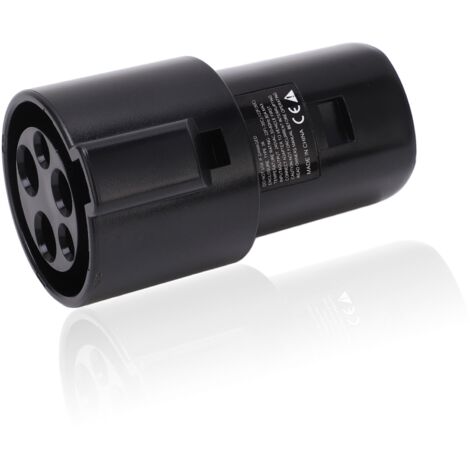 Adaptateur de charge mobile 80A 240V AC J1772, adaptateur de charge pour voiture électrique, compatible avec Tesla Model 3 S X Y