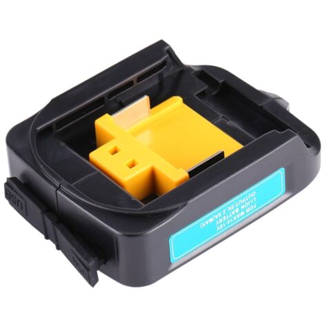 Adaptateur de charge USB pour ADP05 Makita BL1815 BL1830 BL1840 BL1850 1415 14-18 V noir