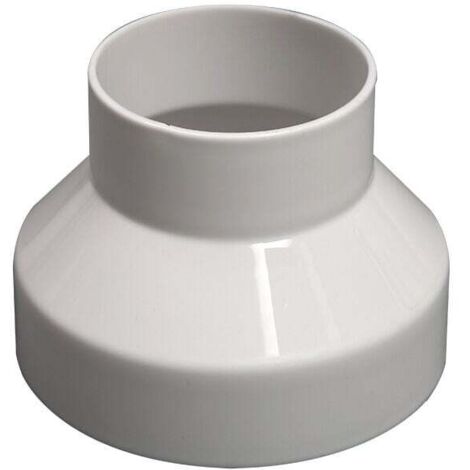 Adaptateur de conduit Ulisem, adaptateur pour ventilateur d'extraction, réducteur de conduit de ventilation (200 mm à 150 mm)