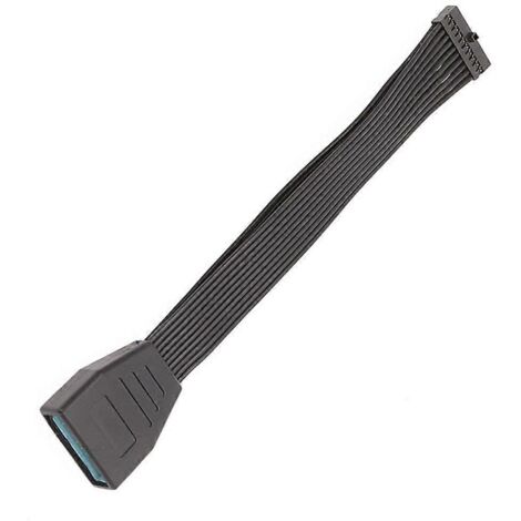 Adaptateur de connecteur d'extension interne USB 3.0 20 broches avec fil de cuivre étamé standard