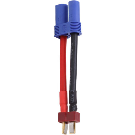 Adaptateur de Conversion T Mâle vers Femelle EC5 12AWG pour Voiture et Avion RC