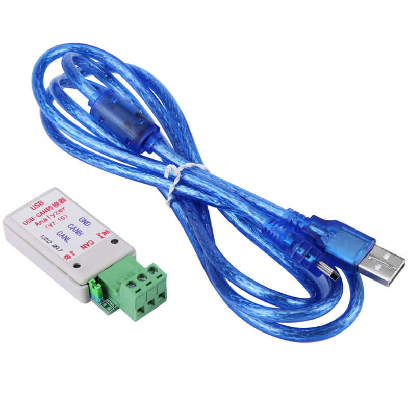 Zolginah - Adaptateur De Convertisseur De Bus Usb Vers Can Analyseur Intelligent Can-Bus Avec Prise En Charge Du Câble Usb Xp/Win7/Win8