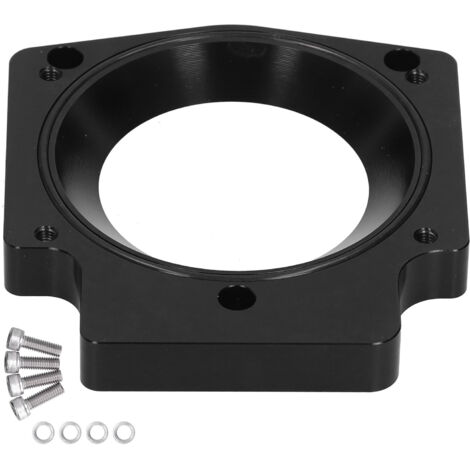 Adaptateur de corps d'accélérateur de collecteur d'admission de 4 pouces entretoise en alliage d'aluminium pour GM LS1 LS2 LS6 LSX LS4Black.
