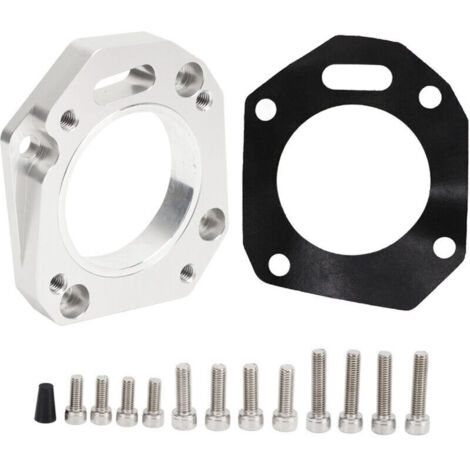 Adaptateur de corps de papillon double anodisé remplacement de bride de collecteur RBC RRC pour moteur Acura K20 K24.